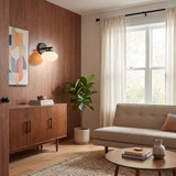 Savoy House 9-1050-1-BK Barrow Contemporary Matte Black Sconce Lighting