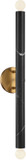 Savoy House 9-2901-2-263 Callaway Contemporary Black Marble with Warm Brass Wall Lamp