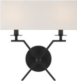 Savoy House 9-3305-2-89 Arondale Modern Matte Black Wall Lighting Fixture
