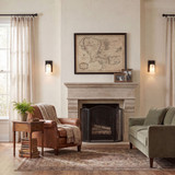 Savoy House 9-4128-1-BK Caldwell Modern Matte Black Wall Mounted Lamp