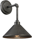 Savoy House 9-6074-1-90 Dansk Vintage Galvanized Metal Light Sconce