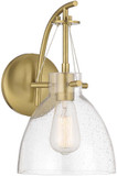 Savoy House 9-7005-1-322 Foster Warm Brass Sconce Lighting