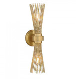 Savoy House 9-9603-2-171 Longfellow Contemporary Burnished Brass Wall Sconce