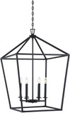 Savoy House 3-422-6-89 Townsend Matte Black 24" Foyer Light Fixture
