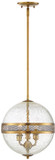 Savoy House 7-200-3-322 Stirling Modern Warm Brass Mini Hanging Pendant Light