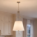 Savoy House 7-2201-4-SN Austin Satin Nickel Drop Ceiling Light Fixture