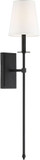 Savoy House 9-7144-1-89 Monroe Matte Black Wall Lighting Sconce