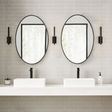 Visual Comfort Modern 700BCBND13B-LED930 Banda Contemporary Matte Black LED Wall Sconce