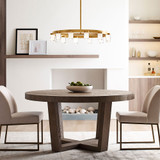 Visual Comfort Modern 700ESF32NB-LED927 Esfera Modern Natural Brass LED 32" Lighting Chandelier