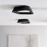 Visual Comfort Modern 700FMRHNSB-LED930 Rhonan Modern Nightshade Black LED Home Ceiling Lighting