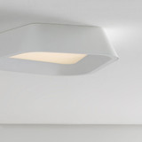 Visual Comfort Modern 700FMRHNSWW-LED930 Rhonan Contemporary White LED Ceiling Light