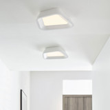 Visual Comfort Modern 700FMRHNSWW-LED930 Rhonan Contemporary White LED Ceiling Light