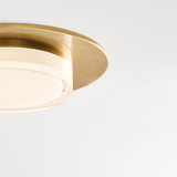 Visual Comfort Modern 700FMSEN17NB-LED927 Sen Modern Natural Brass LED Ceiling Light
