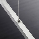 Visual Comfort Modern 700LSESN1S-LED930 Essence Contemporary Satin Nickel LED Kitchen Island Light Fixture