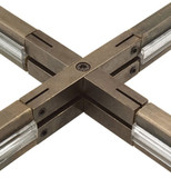 Visual Comfort Architectural 700MOCTXS Satin Nickel MonoRail X Connector