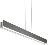 Visual Comfort Modern 700LSVANYS-LED935 Vandor Modern Satin Nickel LED Kitchen Island Lighting