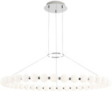 Visual Comfort Modern 700OBT42N-LED927 Orbet Modern Polished Nickel LED 42.4" Chandelier Lamp