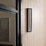 Visual Comfort Modern 700OWWNDB-LED Windfall Modern Black LED Outdoor Wall Light Sconce