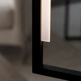 Visual Comfort Modern 700TDKNW18B-LED930 Kenway Modern Nightshade Black LED 8.5" Foyer Lighting