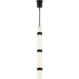 Visual Comfort Modern 700TDWIT4B-LED930 Wit Modern Black LED Mini Pendant Lighting Fixture