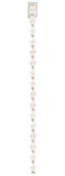 Visual Comfort Modern 700WSCLR53N-LED Collier Modern Polished Nickel LED 53" Wall Lighting Fixture