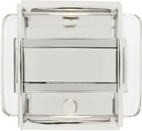 Visual Comfort Modern 700WSDUE5N-LED927 Duelle Modern Polished Nickel LED Sconce Lighting