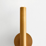 Visual Comfort Modern 700WSEBL16NB-LED927 Ebell Natural Brass LED Light Sconce