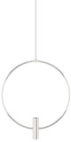 Visual Comfort Modern MINI-LAYLA-13-PENDANT-3 Layla Contemporary Satin Nickel LED 13" Drop Ceiling Lighting