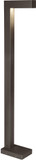 Visual Comfort Modern STRUT-BOLLARD-BRONZE Strut Modern Low Voltage Bronze LED Outdoor Pathway Lighting Bollard