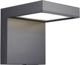 Visual Comfort Modern TAAG-10-WALL-CHARCOAL Taag Contemporary Charcoal LED Outdoor 10.2" Wall Mounted Lamp