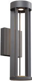 Visual Comfort Modern TURBO-WALL-CHARCOAL Turbo Modern Charcoal LED Outdoor Wall Sconce Lighting