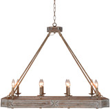 Terracotta H9104-8 Charlotte Traditional Chandelier Light