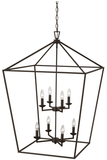 Trans Globe 10265 ROB Lacey Contemporary Rubbed Oil Bronze Foyer Lighting