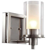 Trans Globe 20041 Odyssey Modern Brushed Nickel Wall Lamp