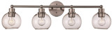 Trans Globe 22224-BN Brushed Nickel 4-Light Vanity Lighting