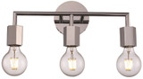 Trans Globe 22233-PC Polished Chrome 3-Light Bath Light Fixture