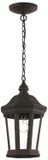 Trans Globe 40405-BK Westfield Black Outdoor 9.5" Pendant Light Fixture