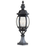 Trans Globe 4071 BK Francisco Traditional Black Exterior Lamp Post Light Fixture