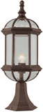 Trans Globe 4182 RT Wentworth Rust Exterior Post Lamp