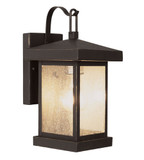 Trans Globe 45640-WB Santa Cruz Weathered Bronze Exterior 12" Sconce Lighting