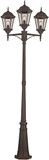 Trans Globe 4995-RT Main Street Rust Outdoor Post Lighting Fixture
