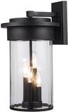 Trans Globe 51412 BK Black 10" Outdoor Wall Lighting Sconce