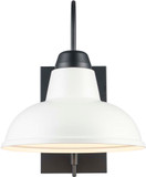 Trans Globe 51501 BK-WH Gaviota Black and White 11" Exterior Lamp Sconce