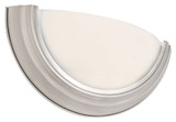 Trans Globe 57706 BN Half Circle Brushed Nickel Finish Wall Sconce Lamp