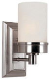 Trans Globe 70331-BN Fusion Contemporary Brushed Nickel Wall Light Fixture