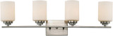 Trans Globe 70524 BN Mod Pod Contemporary Brushed Nickel 4-Light Vanity Light
