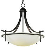Trans Globe 8177 ROB Vitalian Rubbed Oil Bronze 26" Lighting Pendant