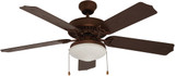 Trans Globe F-1003 ROB Woodrow Rubbed Oil Bronze Exterior Home Ceiling Fan
