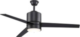 Trans Globe F-1018 BK Finnley Modern Black LED 52" Home Ceiling Fan