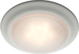 Trans Globe LED-30016-WH Vanowen Contemporary White LED Flush Mount Lighting